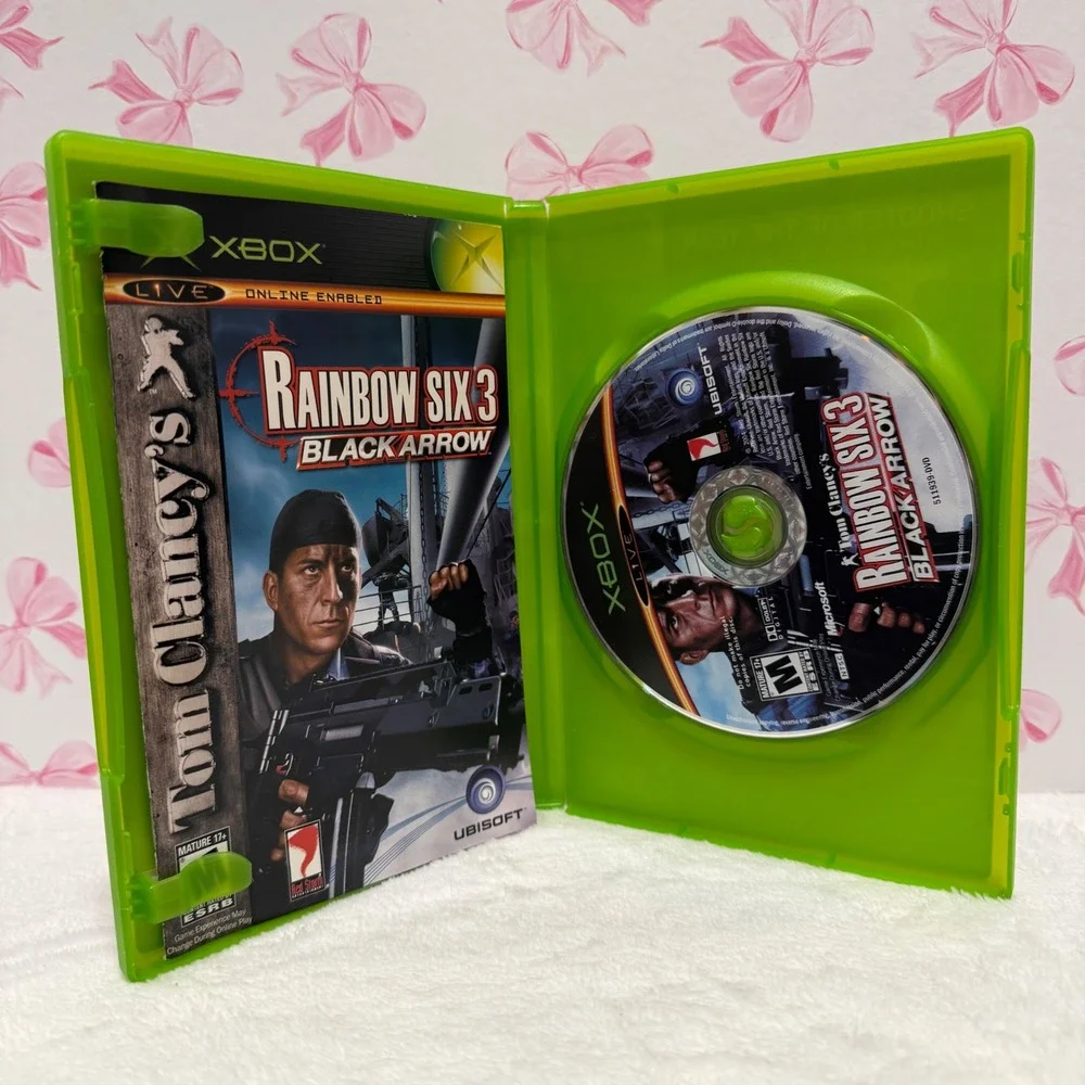 Tom Clancys Rainbow Six 3 Black Arrow Xbox‎ Game Disc